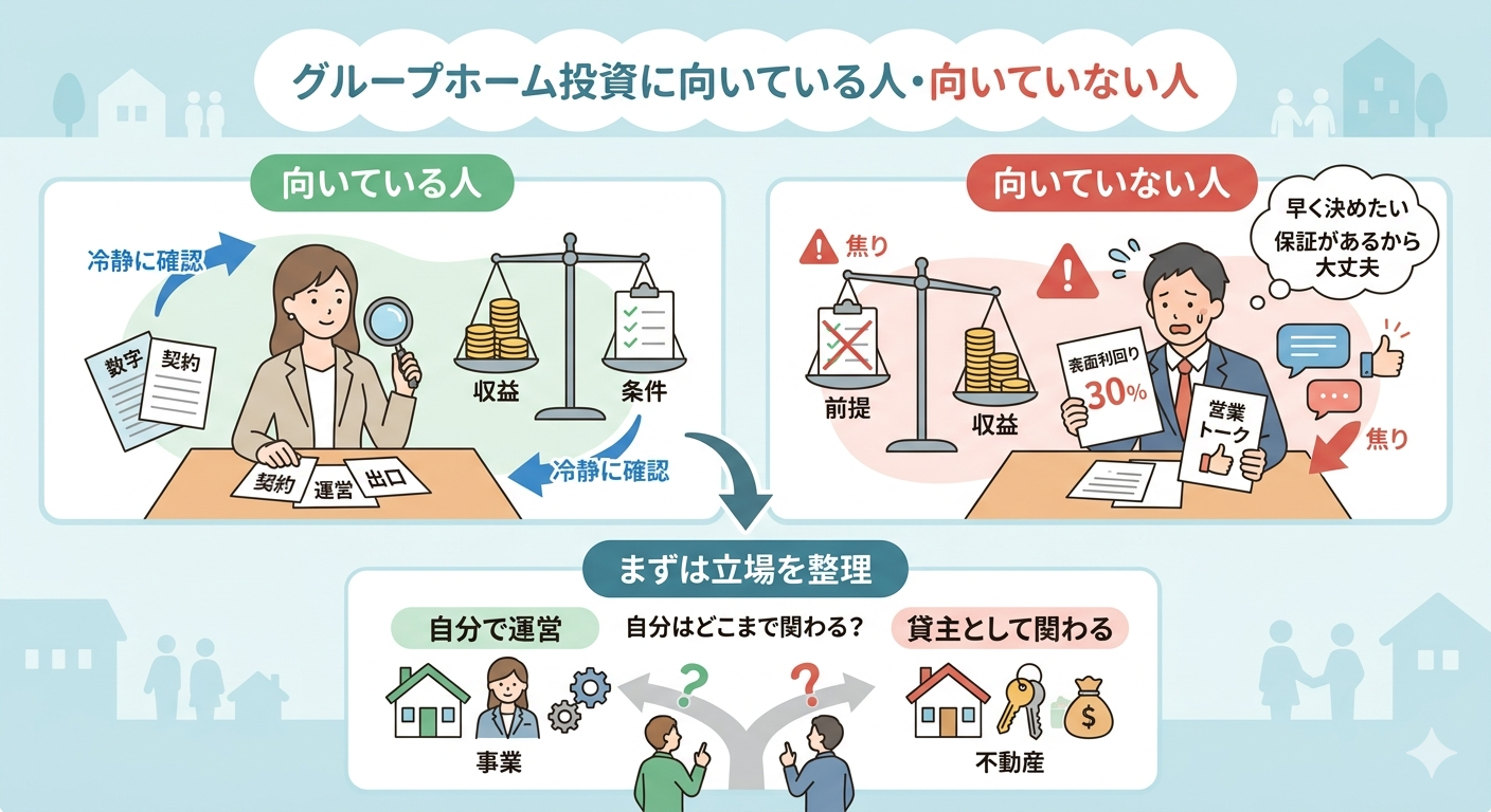 グループホーム投資のイメージ