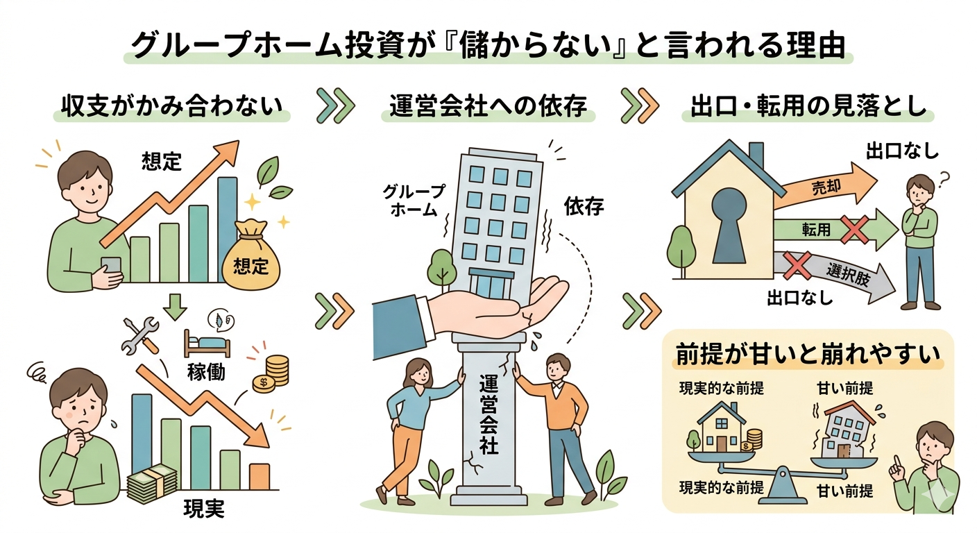 グループホーム投資のイメージ