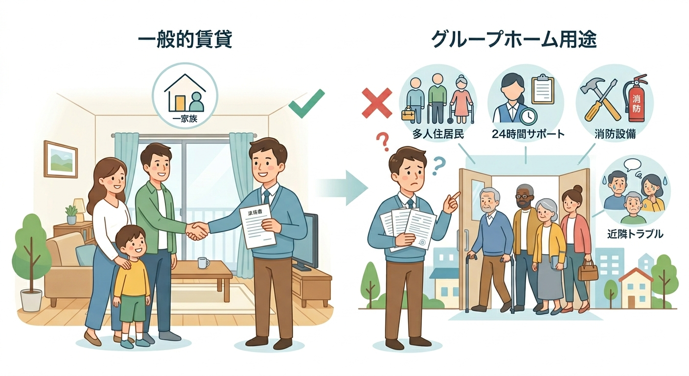 グループホーム投資のイメージ