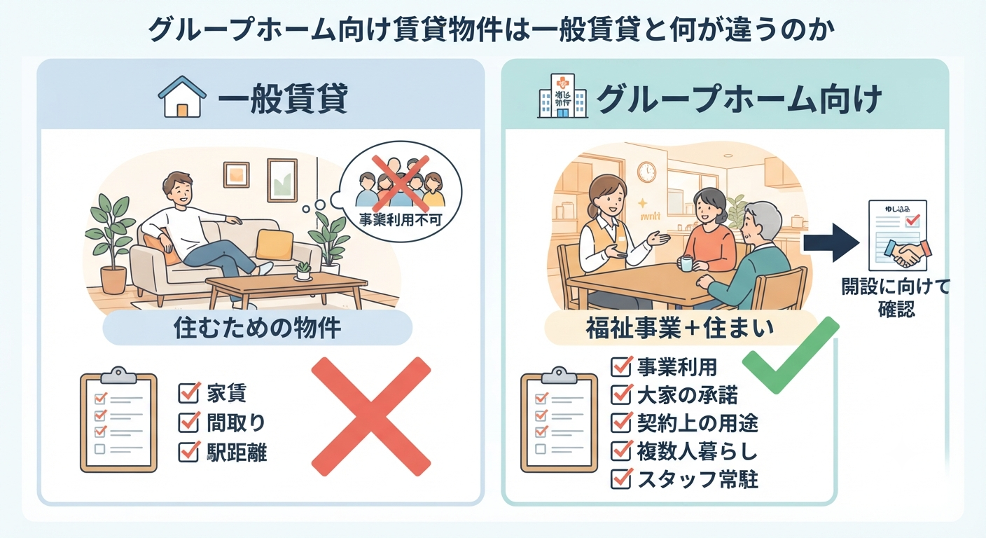 グループホーム投資のイメージ